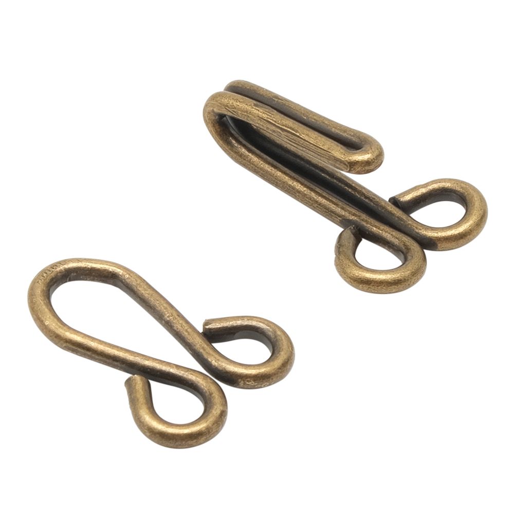 Крючки пришивные 33х12 мм, №10 (латунь), 0300-4107, 200 шт