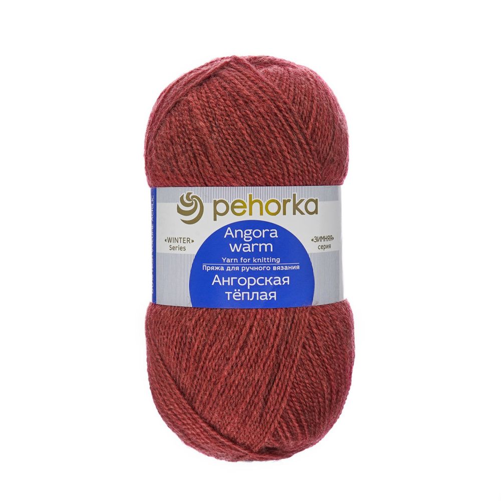 Пряжа Пехорка Ангорская теплая / уп.5 мот. по 100 г, 480 м, 788-св.марсала