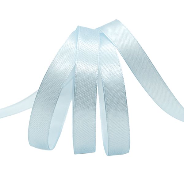 Лента атласная 1-сторонняя 12.0 мм / 22.86±1 метров, 130 св.голубой, Globus