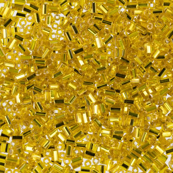 Бисер Preciosa Bugles 25.4 мм, 50 г, 87010 желтый, 351-22001