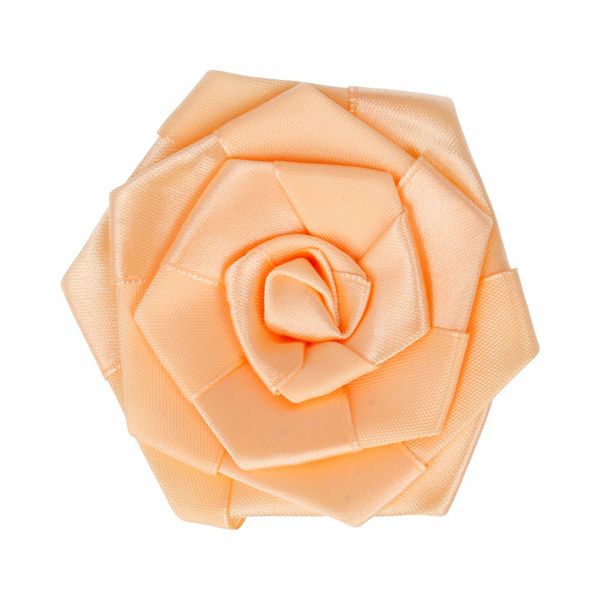 Цветочки термоклеевые Розочка, 6 шт, №026 абрикосовый, Blitz 90