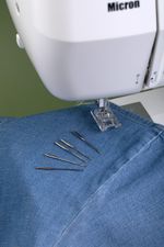 Иглы для швейных машин для джинсы 130/705 H, №130, 5 игл, М, Gamma NJ №130