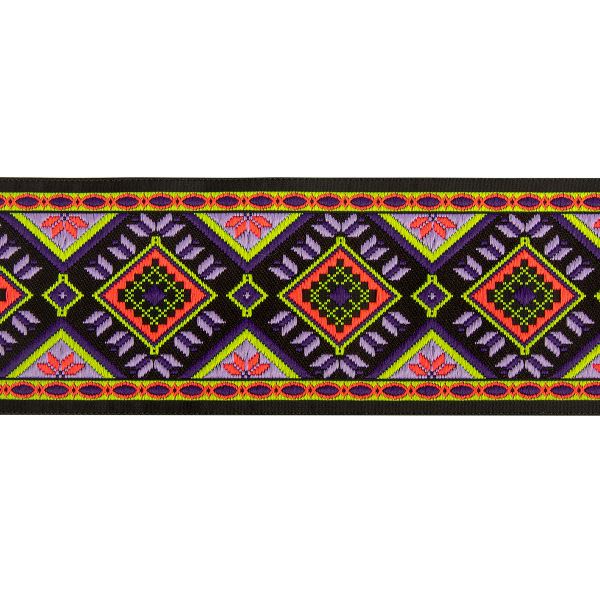 Лента (тесьма) жаккардовая 70.0 мм / 10±0.5 метров, 3, Gamma TRJ-117YP