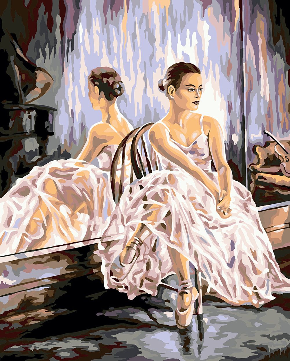 Картина по номерам Фрея, Балерина, 50х40 см