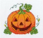 Набор для вышивания нитками Klart 12-063, Тыква, 12х10.5 см