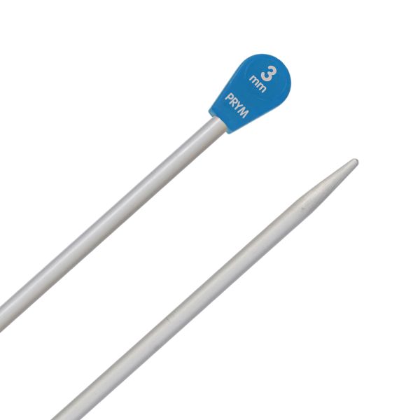 Спицы прямые ⌀3.0 мм, 35 см, 2 шт, с наконечниками, Prym 191463