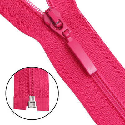 Молния спираль (витая) Arta Т5 (5 мм) 1 зам., разъем., 70 см, цв. 383 малина, уп.5 шт