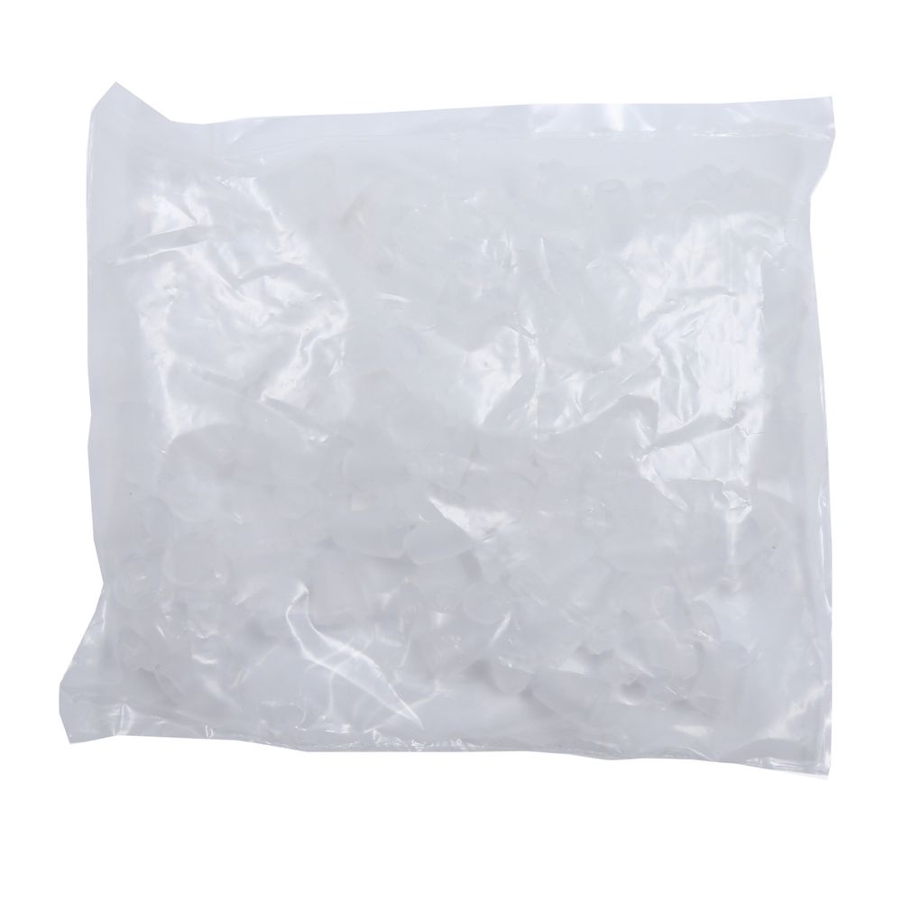 Наконечник для шнура пластик колокол ⌀6/9 мм, 14х11 мм, ПП, прозрачный, 100 шт