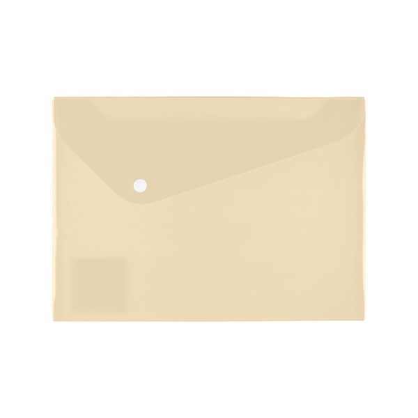 Папка-конверт с кнопкой A5 180 мкм диагональ, 10 шт, ванильный EC21017230, Expert Complete