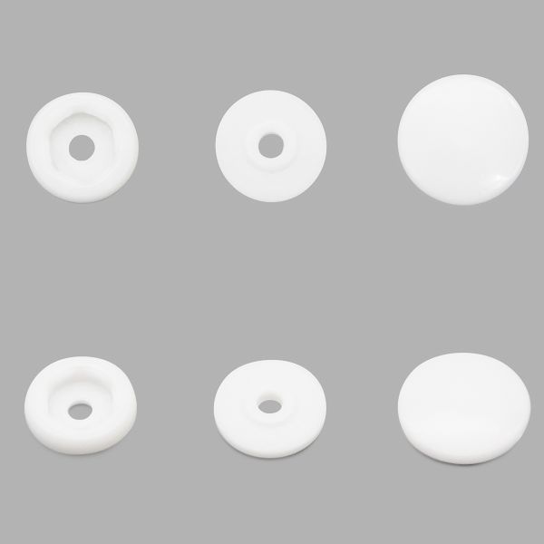 Кнопка рубашечная ⌀12,5/10мм пластик (≈100 шт) New Star (101 белый)