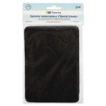 Термозаплатка Прямоугольник 14х10 см, ZAP, №08 вельвет черный, Gamma ZAP