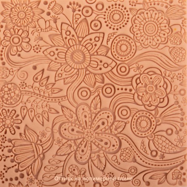 Текстурный лист Craft&Clay TSN, 15 Цветочная поляна