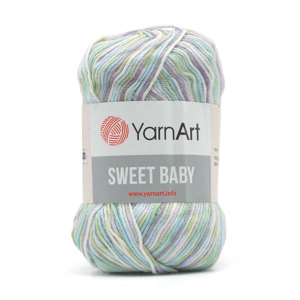 Пряжа YarnArt (ЯрнАрт) Sweet Baby / уп.5 мот. по 100 г, 300 м, 912