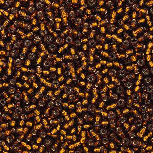 Бисер Preciosa прозрачный с сереб. центр., 10/0 (17110), круг. отв., 500 г