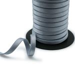 Резинка бельевая (бретелечная) блестящая 10.0 мм / 50 метров, св.серый, ML177.010