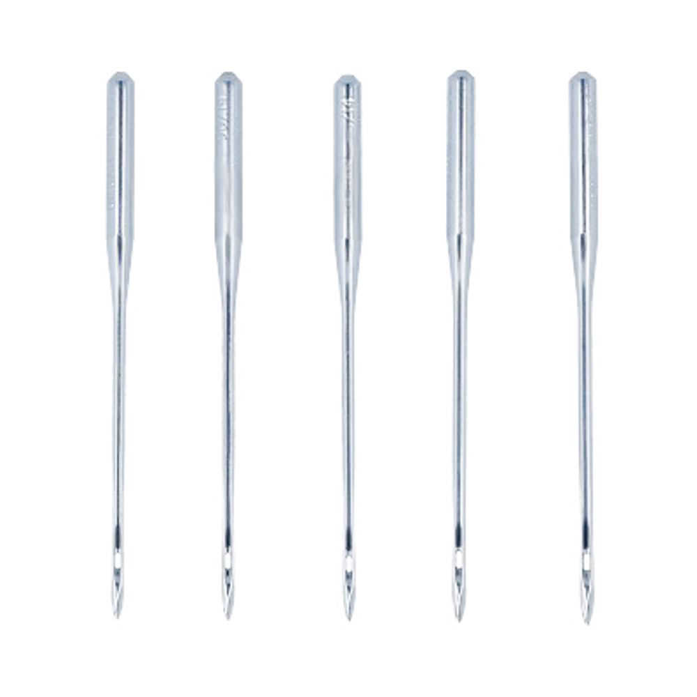 Иглы для швейных машин базовые универсальные 130/705 H, №130, 5 игл, М, Gamma NU №130