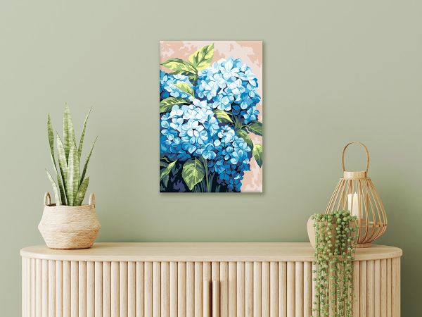 Картина по номерам Фрея PNB/PS-281, Воздушная гортензия, 30х20 см