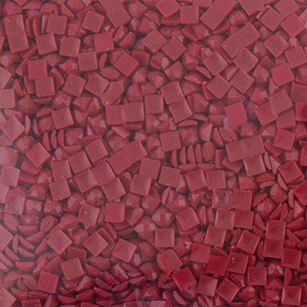 Стразы неклеевые акрил 2.3х2.3 мм, 100 г (10х10 г), /РП/, №0708 гр.красный, Zlatka ZMS