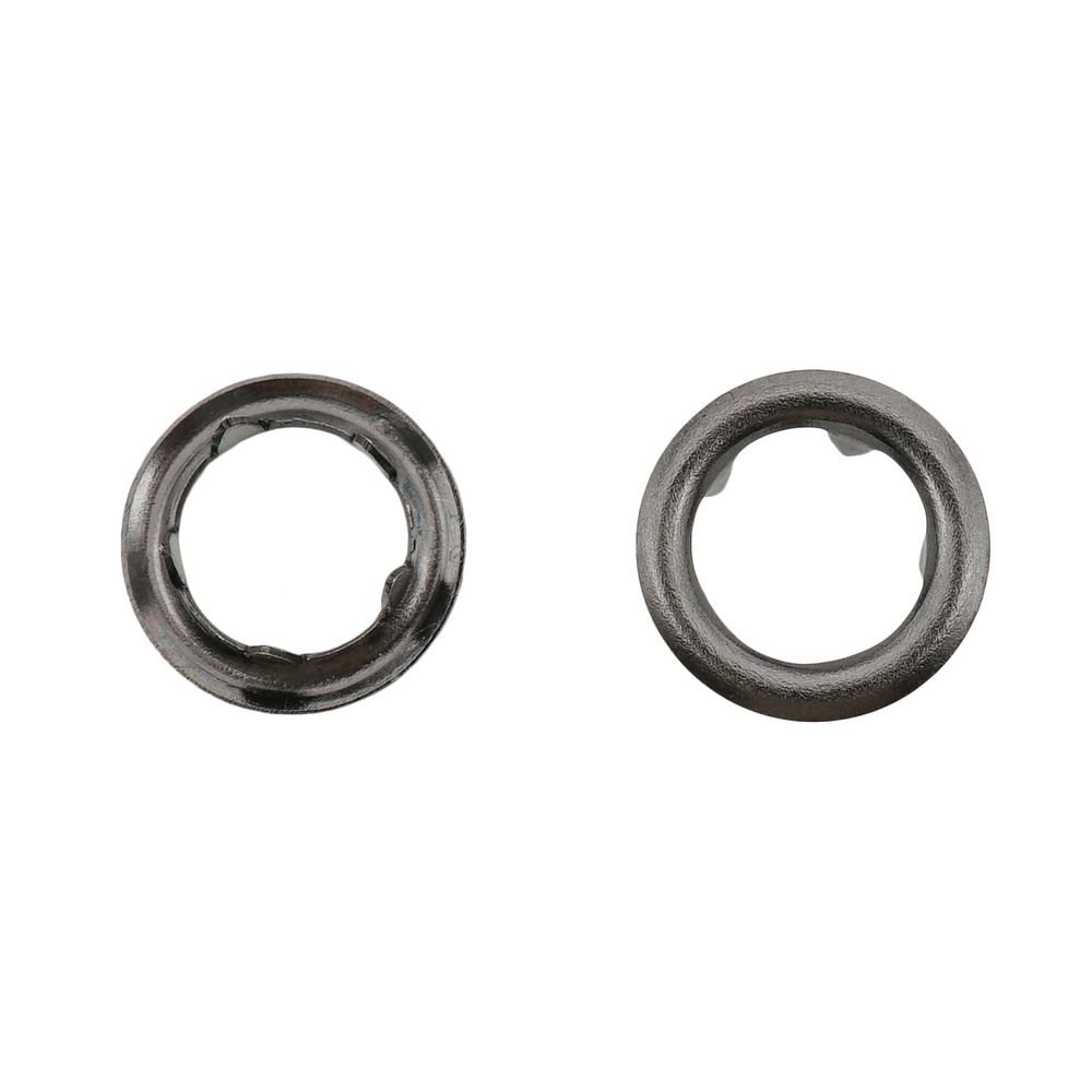 Часть кнопки рубашечной ⌀9 мм (A-часть), б/г черн. никель мет, A, 100 шт, BIG