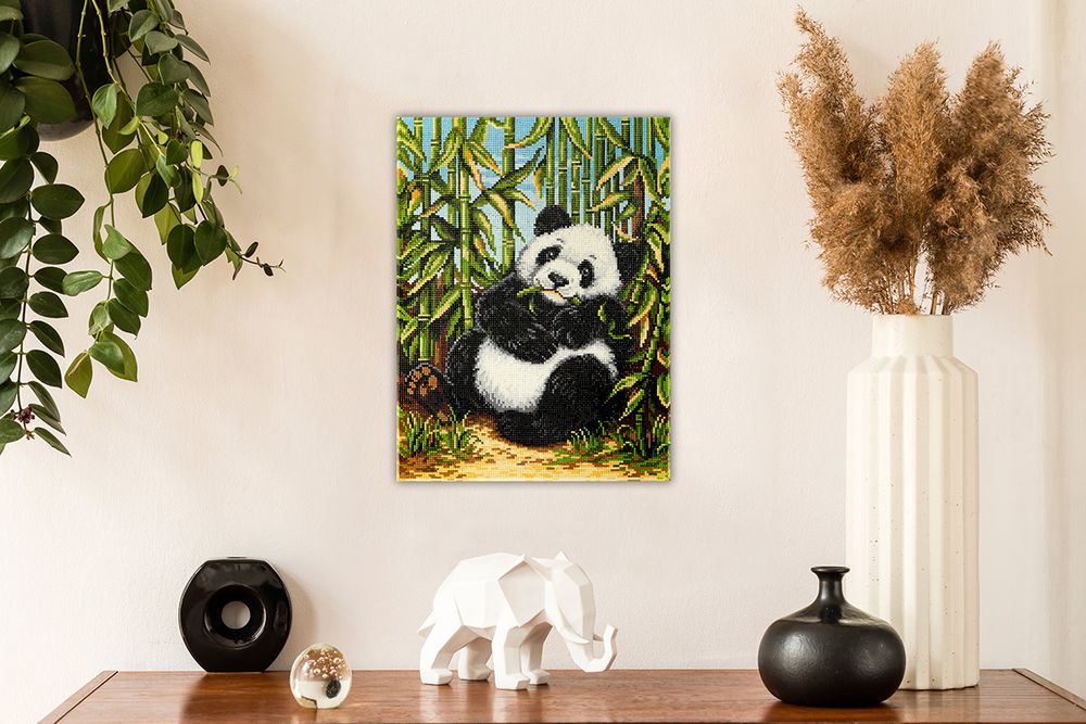 Алмазная (кристальная) мозаика Фрея, В зарослях бамбука, 30х40 см