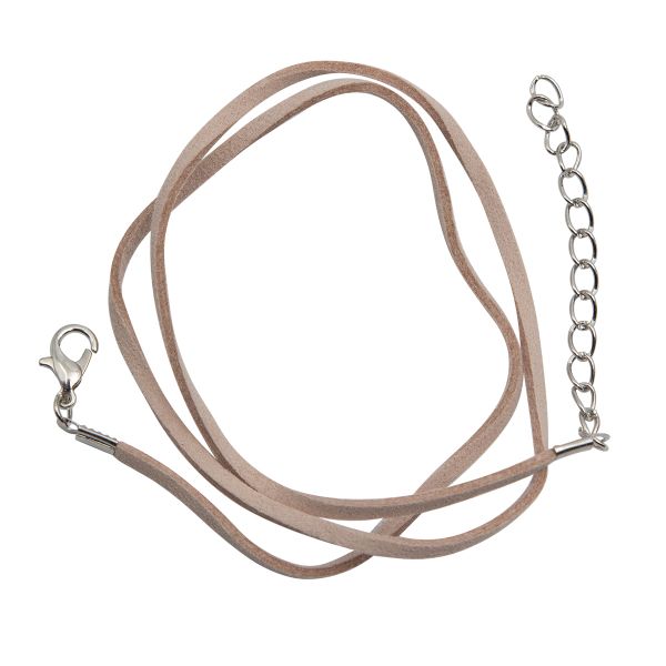 Шнур с замком замшевый, 2мм, 45см. Astra&Craft (6029 бежевый), 65237