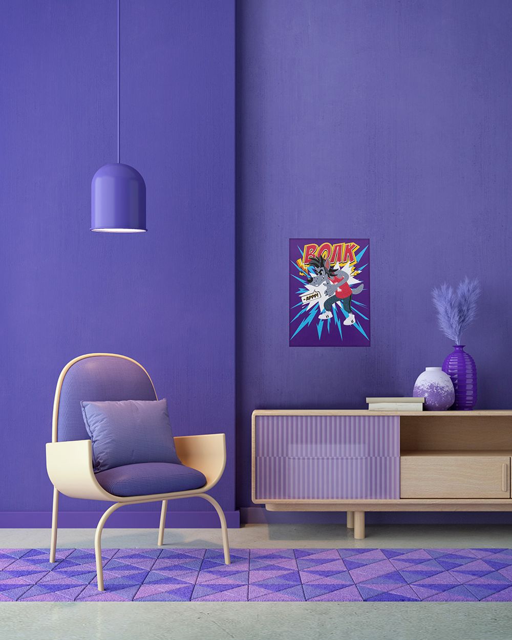 Кристальная (алмазная) мозаика Фрея CMF-ALBP-248, постер, Ну, заяц, погоди!, 30х40 см