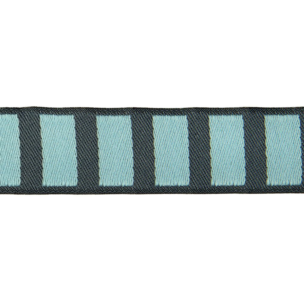 Лента (тесьма) жаккардовая 25.0 мм / 10±0.5 метров, голубой, Gamma TRJ-111Y
