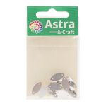 Хрустальные стразы миндаль белый(без покрытия) 7х15мм, 10 штук Astra&Craft, МИ001НН715