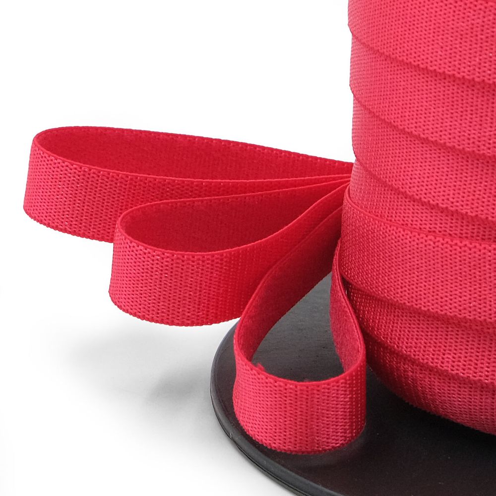 Резинка бельевая (бретелечная) 12.0 мм / 50 метров, красный, (ML200.012/1)