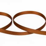 Лента репсовая (в рубчик) 6.0 мм / 45.5 метра, 119 коричневый, Gamma GR-06