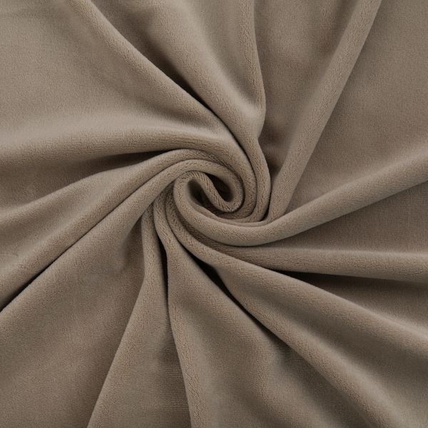 Велюр 240 г/м², 150х185±5 см, капучино/cappuccino, Gamma VELRN