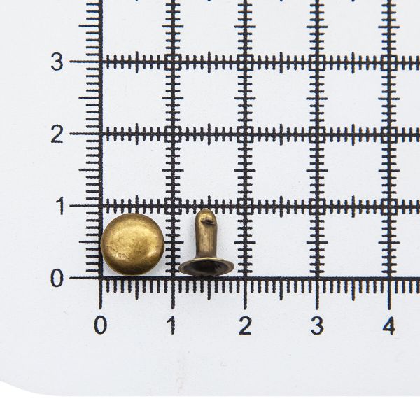 Хольнитены ⌀9 мм, h=9 мм, сталь, New Star №33.5, цв.антик, ≈100 шт