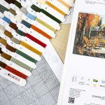 Набор для вышивания нитками Luca-S G716, гобелен Отголоски золотого сезона, 44х22см