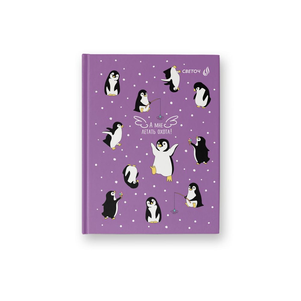 Бизнес-блокнот, глянцевая ламинация, A6 64 л. 24 шт, клетка, Летать охота 000900, Светоч 64ББТ6_4_5_1