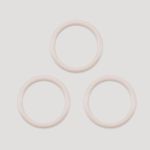 Кольца для бюстгальтера металл ⌀11.0 мм, 168 серебристый пион, Arta, 50 шт, 7733682-3