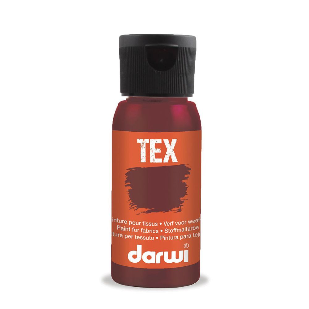 Краска для ткани Darwi TEX, 50 мл, 470 регина красный
