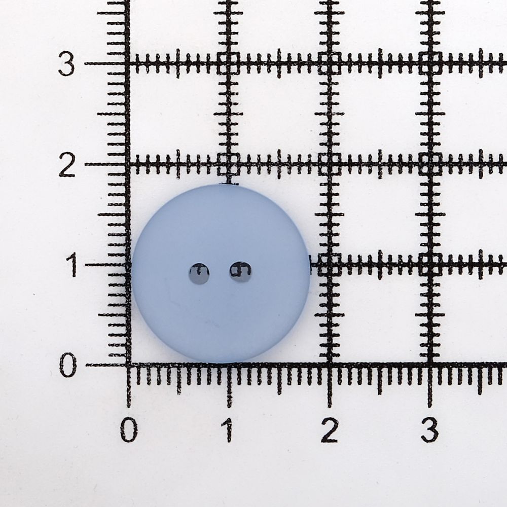 Пуговицы на 2 прокола 28L (18мм), пластик (col.40 светло-голубой), CR-K18M, 144 шт