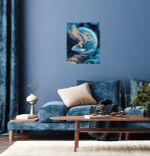 Алмазная (кристальная) мозаика Фрея ALPD-180, на подрамнике Волшебный пегас, 40х50 см