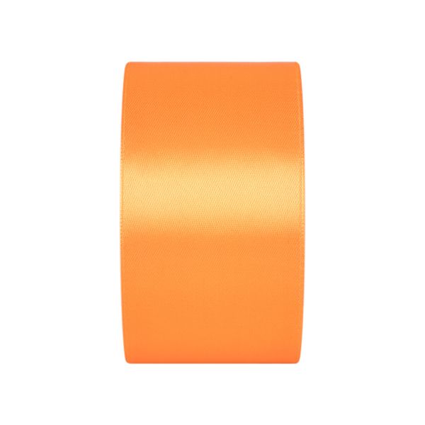 Лента атласная 1-сторонняя 50.0 мм / 33±2 метра, 137 оранжевый, Gamma