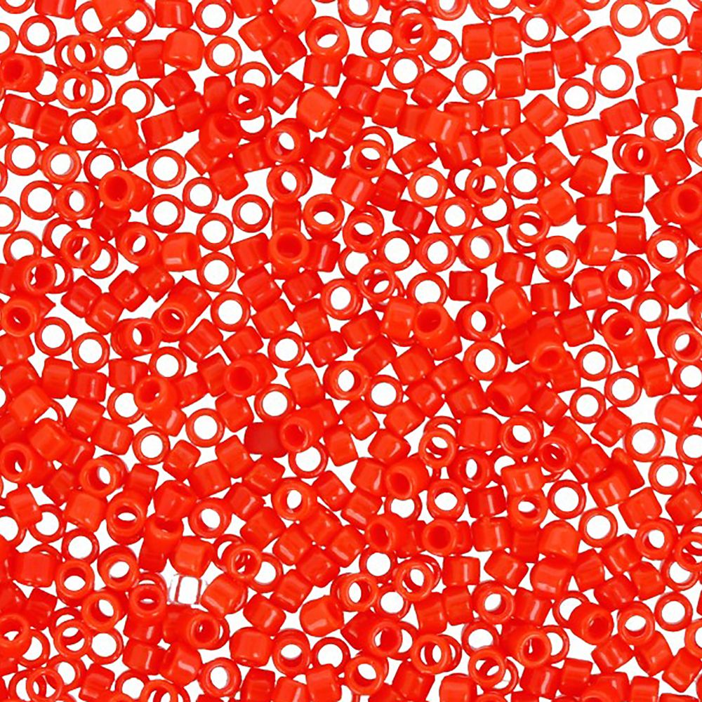 Бисер Toho 11/0 Treasure 1 (1.6 мм), 5х5 г, 0050 оранжево-красный