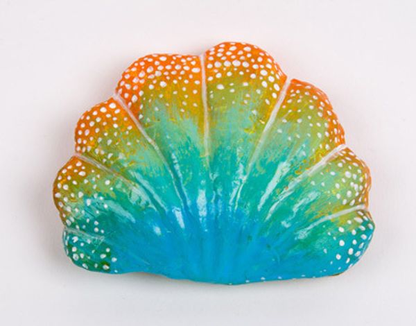 Заготовка из папье-маше Ракушка, 8.3х6.3х2.5 см, 2 шт, PAM-106 Love2art