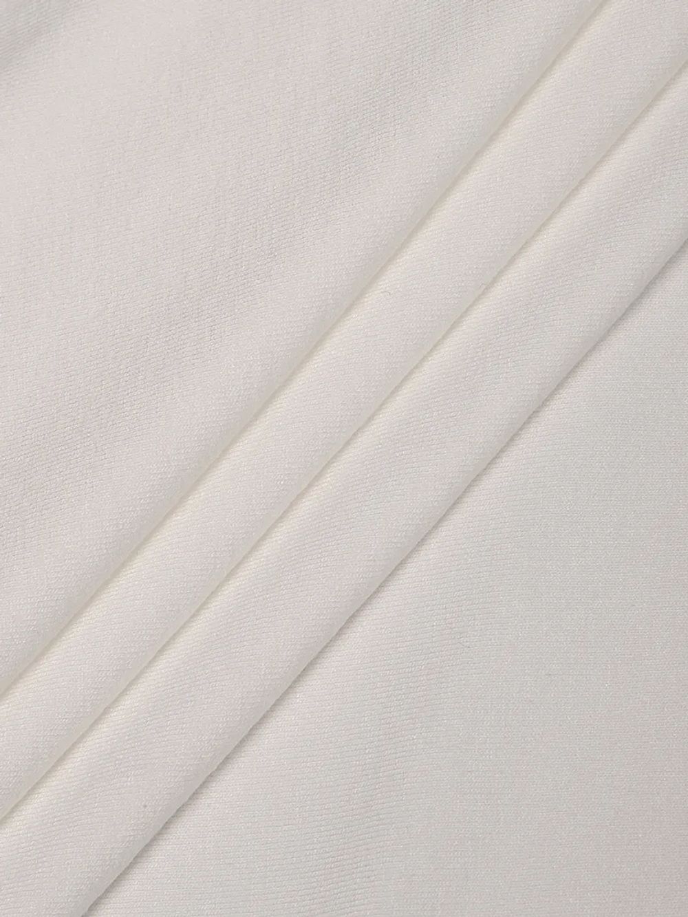 Вискоза трикотажная 240 г/м², 180 см / 1 метр, TBY.023709, белый теплый