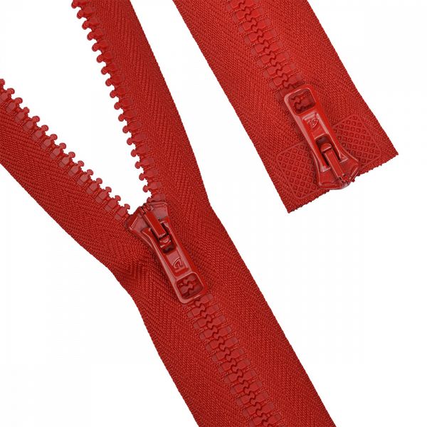 Молния трактор Arta Т5 (5 мм) 2 зам., разъем., 100 см, Arta.2077 Т5(6) цв.008 красный уп.25 шт