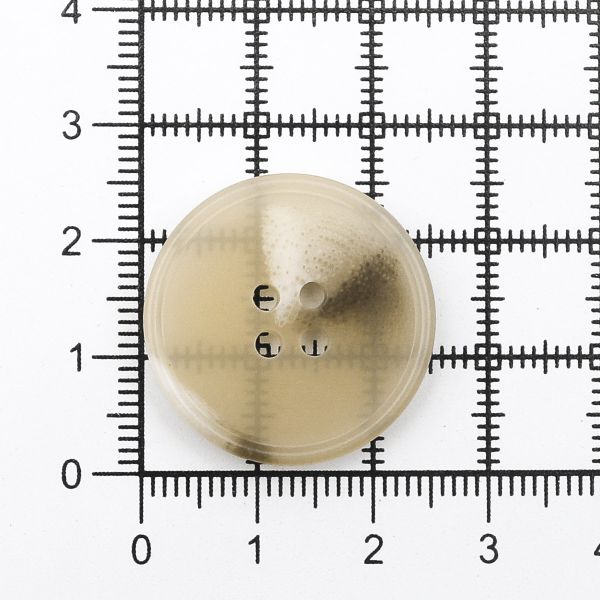 Пуговицы 4 прокола 40L=25 мм, пластик, col. D бежевый, 36 шт, CN2836