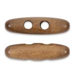 Пуговицы деревянные 40 мм, 24 шт, дерево, №287 т.бежевый, Blitz DRN 0120