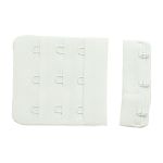 Застежки для бюстгальтера текстильные 2х2, 50 мм, белый, Pony