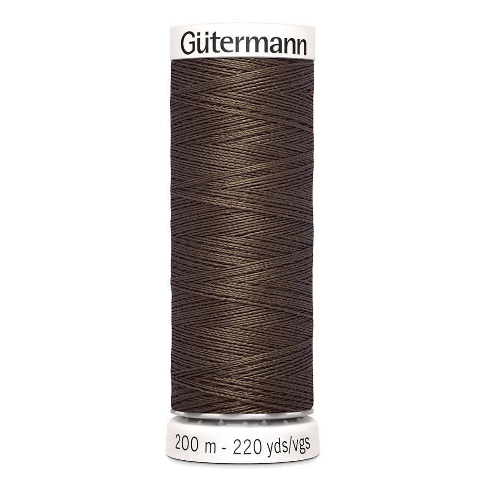 Нитки универсальные Gutermann Sew-all, 200м, 252 коричневая сепия