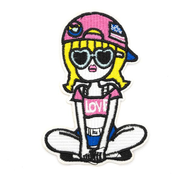 Термоаппликация Девочка в кепке, 10,3х7см, Hobby&Pro