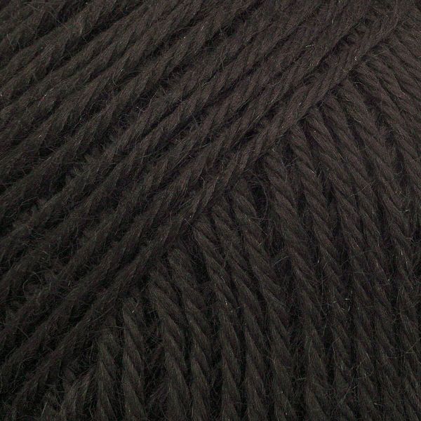 Пряжа Люблю вязать Спорт 100 / уп.6 мот. по 50 г, 100 м, 999 черный