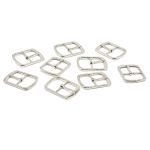 Пряжка ременная металл 27 мм. никель, 10 шт, BIG